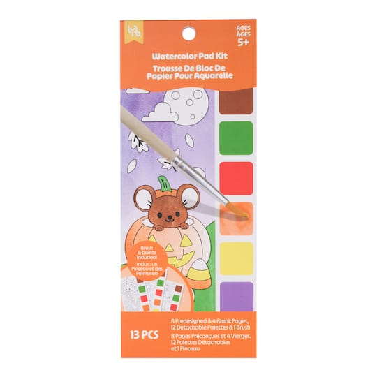 Michaels, Halloween Watercolor Bookmark Pad Kit by Little Yellow Bicycle® – Category: Buckets & Toys